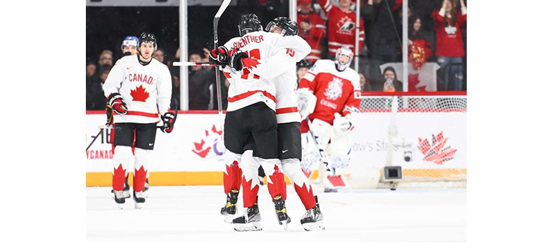 GOLDEN GOAL Kent Johnson Scores as Team Canada Wins World Juniors OT  Highlights 