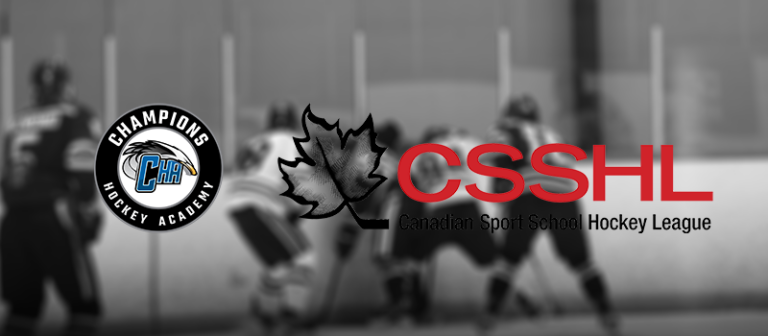 Champions Hockey Academy Joins CSSHL - Canadian Sport School Hockey League