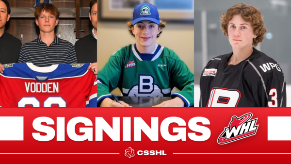Bradbeer, Laliberte and Vodden Sign WHL Contracts