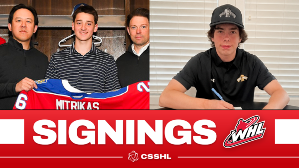 Edwards & Mitrikas Sign in WHL