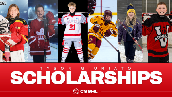 2026 Tyson Giuriato Hockey Camp Scholarship Recipients