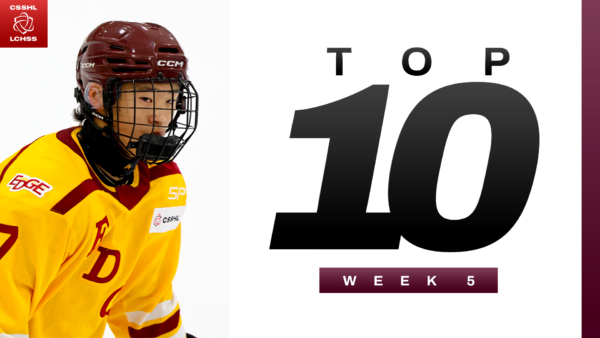 CSSHL Top 10: Week 5 (October 14-19, 2026)
